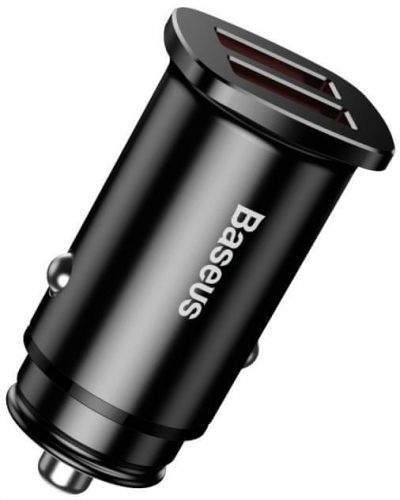 BASEUS Square inteligentní nabíječka do auta CCALL-DS01, černá