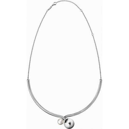 Calvin Klein Luxusní ocelový náhrdelník s perlou Bubbly KJ9RMJ040300