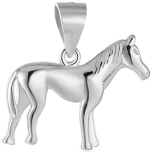Beneto Stříbrný přívěsek Kůň AGH92 stříbro 925/1000