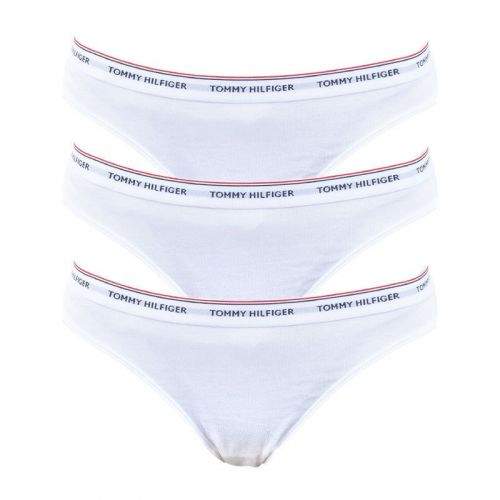 Tommy Hilfiger 3PACK dámské kalhotky bílé (UW0UW00043 100) - velikost XS