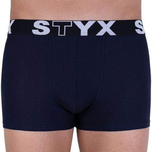 Styx Pánské boxerky sportovní guma tmavě modré (G963) - velikost L