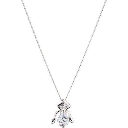 Preciosa Stříbrný náhrdelník s třpytivým přívěskem Seductive 5065 00 stříbro 925/1000