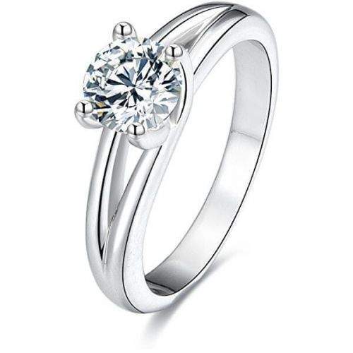Beneto Stříbrný prsten s krystaly AGG198 (Obvod 50 mm) stříbro 925/1000