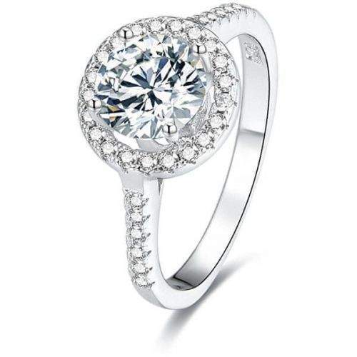 Beneto Stříbrný prsten s krystaly AGG193 (Obvod 50 mm) stříbro 925/1000