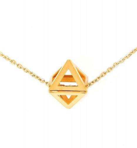 Vuch Náhrdelník Triangle Gold