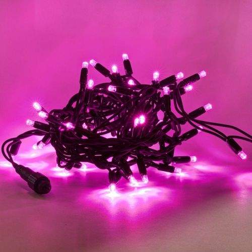 DecoLED DecoLED LED světelný řetěz - 5m, růžová, 50 diod