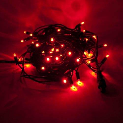 DecoLED DecoLED LED světelný řetěz - 5m, červená, 50 diod