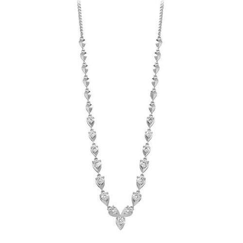 Silver Cat Něžný stříbrný náhrdelník se zirkony SC325 stříbro 925/1000