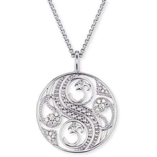 Engelsrufer Stříbrný náhrdelník Balance se zirkony ERN-BALANCE-ZI stříbro 925/1000