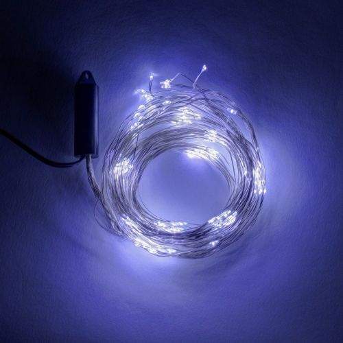 DecoLED DecoLED LED světelný řetěz - 12 x 1,5 m, ledově bílá, 180 diod