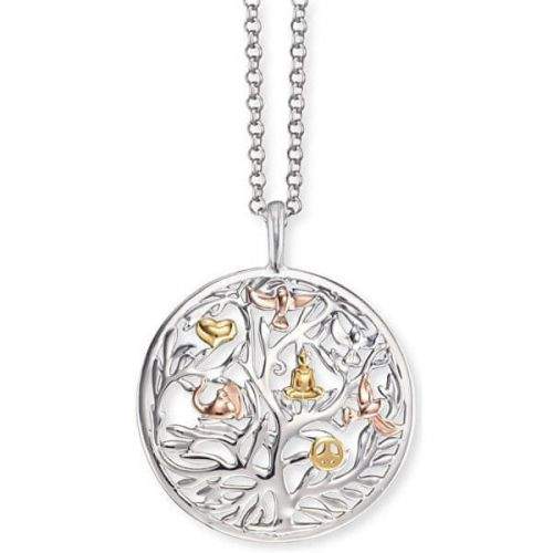 Engelsrufer Stříbrný tricolor náhrdelník Strom života ERN-TREE-TRICO stříbro 925/1000