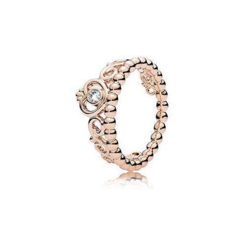 Pandora Bronzový prsten pro princezny 180880CZ (Obvod 52 mm) stříbro 925/1000