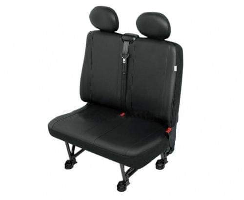 SIXTOL Autopotahy PRACTICAL DV dodávka - 2 sedadla, černé