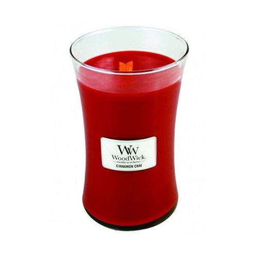 Woodwick Vonná svíčka váza Cinnamon Chai 609,5 g