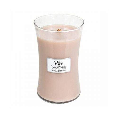 Woodwick Vonná svíčka váza Vanilla & Sea Salt 609,5 g