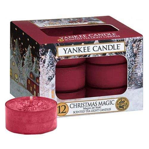 Yankee Candle Svíčky čajové , Vánoční kouzlo, 12 ks