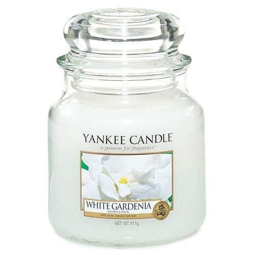 Yankee Candle Svíčka ve skleněné dóze , Bílá gardénie, 410 g