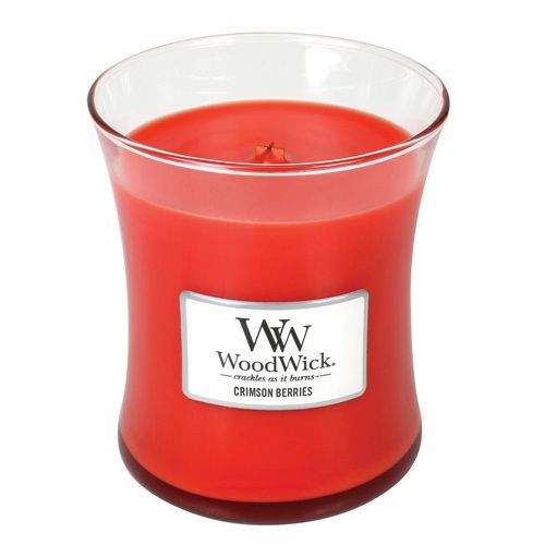 Woodwick Svíčka oválná váza , Červená jeřabina, 275 g