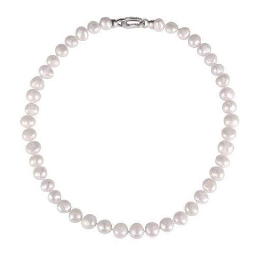 JwL Luxury Pearls Perlový náhrdelník z barokních perel a zirkony JL0597 stříbro 925/1000