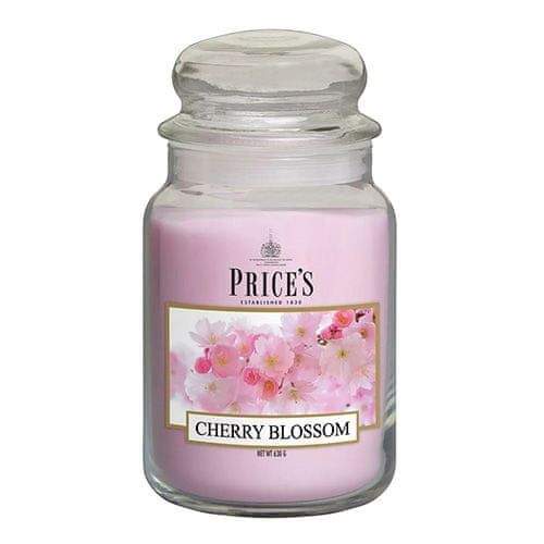 Price's Candles Svíčka ve skleněné dóze Price´s Candles, Třešňový květ, 630 g