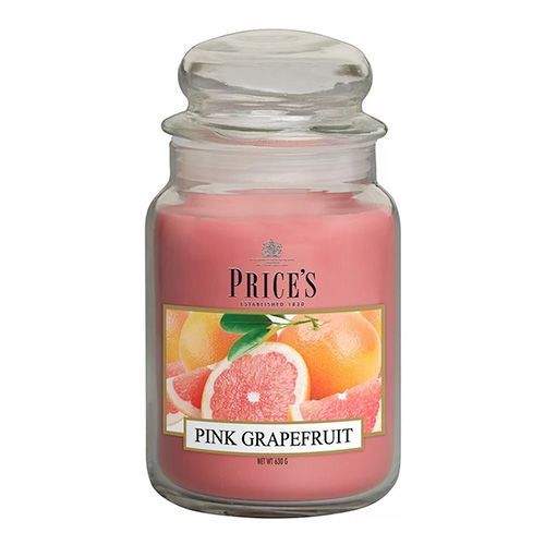 Price's Candles Svíčka ve skleněné dóze Price´s Candles, Růžový grapefruit, 630 g