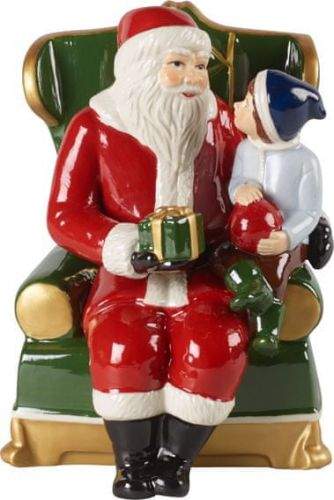 Villeroy & Boch Christmas Toys Santa v křesle