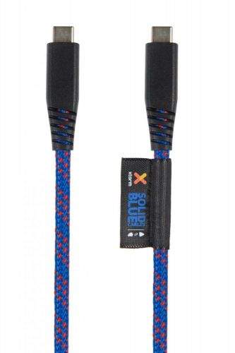 Xtorm Solid Lifetime Warrenty USB-C - USB-C kabel s power delivery 1m, modrý (CS031)