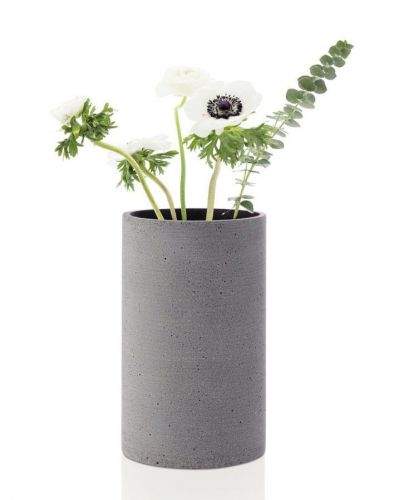 Blomus COLUNA tmavě šedá váza Průměr (cm): výška 20 cm