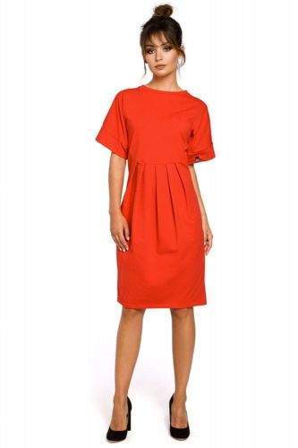 BeWear Dámské šaty B045 - BEwear červená 2XL/3XL