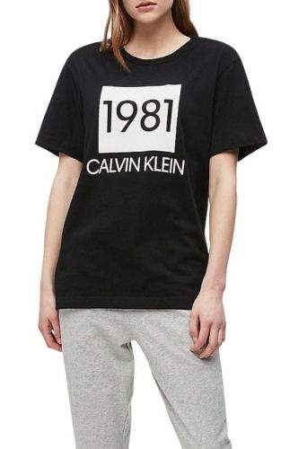 Calvin Klein Dámské tričko QS6343E-001černá - Calvin Klein černá M