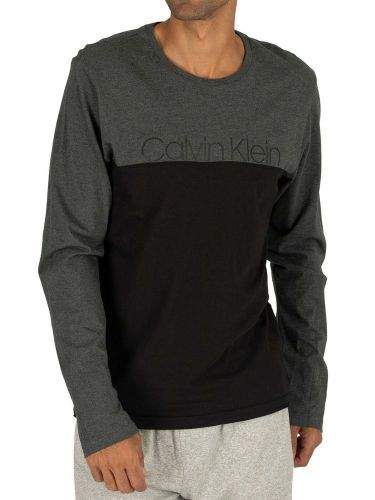 Calvin Klein Pánské tričko NM1581E-038 šedá - Calvin Klein šedá L