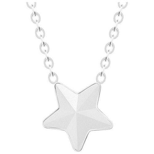 Preciosa Ocelový náhrdelník s matnou hvězdičkou Virgo 7342 10