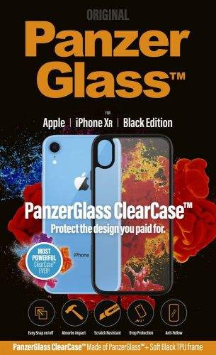 PanzerGlass ClearCase pro Apple iPhone Xr Black Edition 0220
