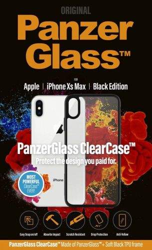 PanzerGlass ClearCase pro Apple iPhone Xs Max Black Edition 0221