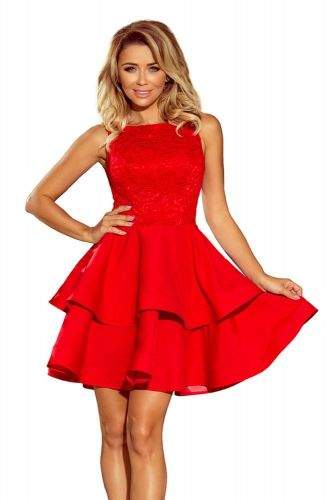 Numoco Dámské šaty 205-1, červená, XL