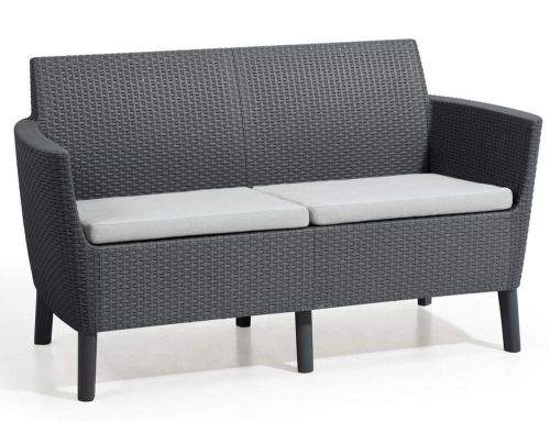 KETER SALEMO 2 seater sofa grafit