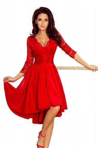 Numoco Dámské šaty 210-6 červená M