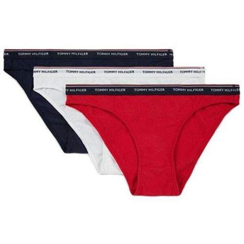 Tommy Hilfiger 3 PACK - dámské kalhotky Bikini UW0UW00043-012 (Velikost XS)