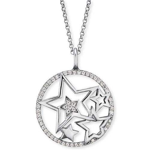 Engelsrufer Stříbrný náhrdelník Hvězdy se zirkony ERN-STARS-ZI stříbro 925/1000
