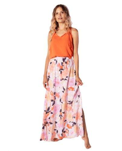 Rip Curl dámské šaty Island Long Dress S růžová