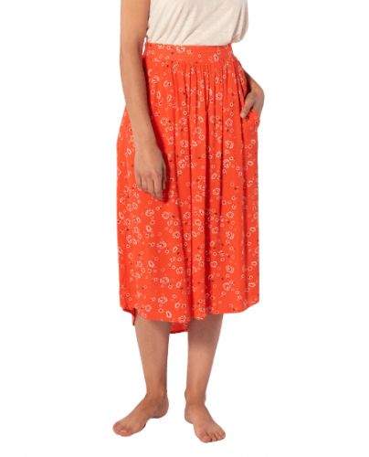 Rip Curl dámská sukně Beach Nomadic Skirt S oranžová
