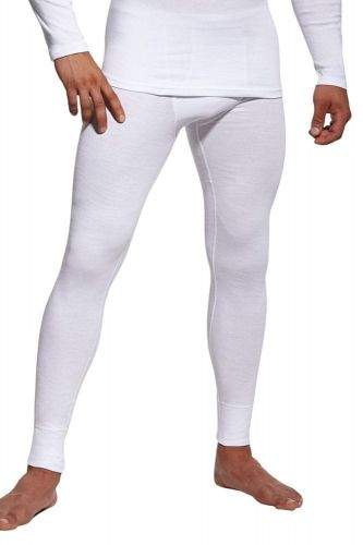 Cornette Pánské podvlékací kalhoty Authentic white bílá 3XL