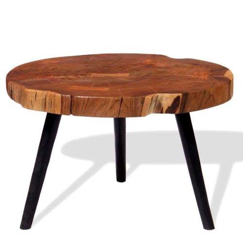 shumee Konferenční stolek ze špalků masivní akácie (55–60)x40 cm