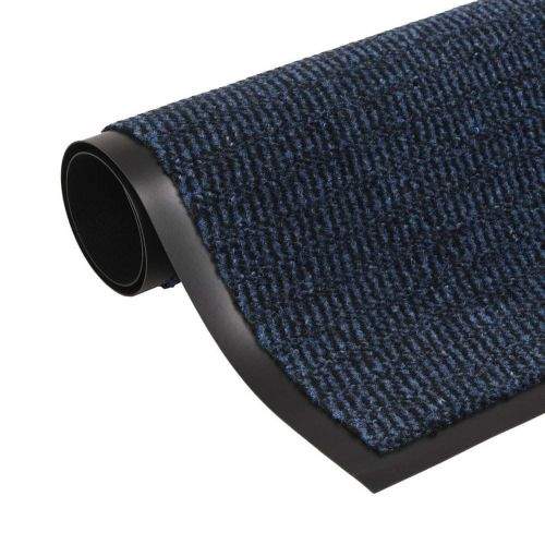 shumee Protiprachová obdélníková rohožka všívaná 80x120cm modrá