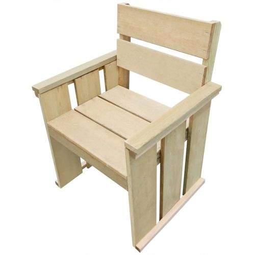 shumee Zahradní židle impregnované borové dřevo