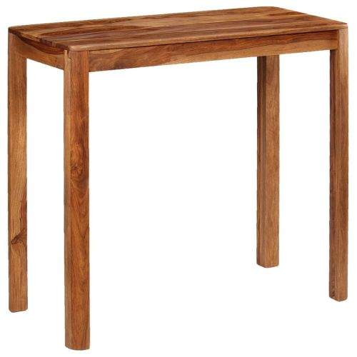 shumee Barový stůl 115 x 55 x 107 cm masivní sheeshamové dřevo