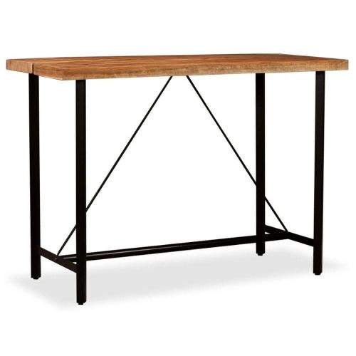 shumee Barový stůl masivní akáciové dřevo 150 x 70 x 107 cm