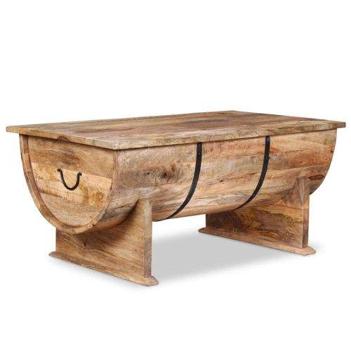 shumee Konferenční stolek, masivní mangovníkové dřevo, 88x50x40 cm