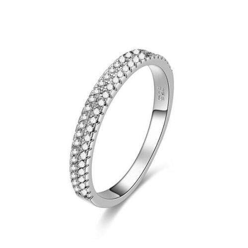 Beneto Stříbrný prsten se zirkony AGG337 (Obvod 50 mm) stříbro 925/1000