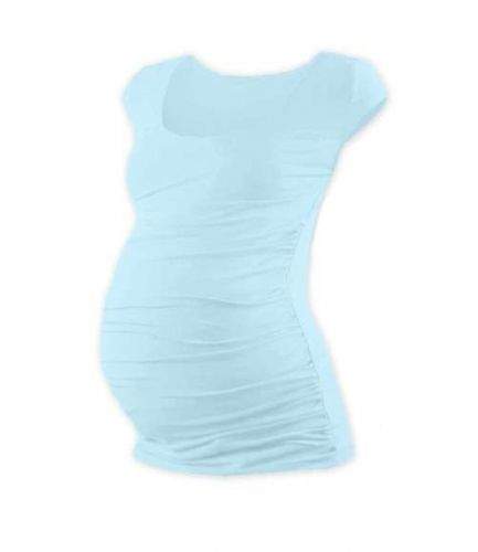 Jožánek Těhotenské tričko Johanka, mini rukáv, světle modré L/XL